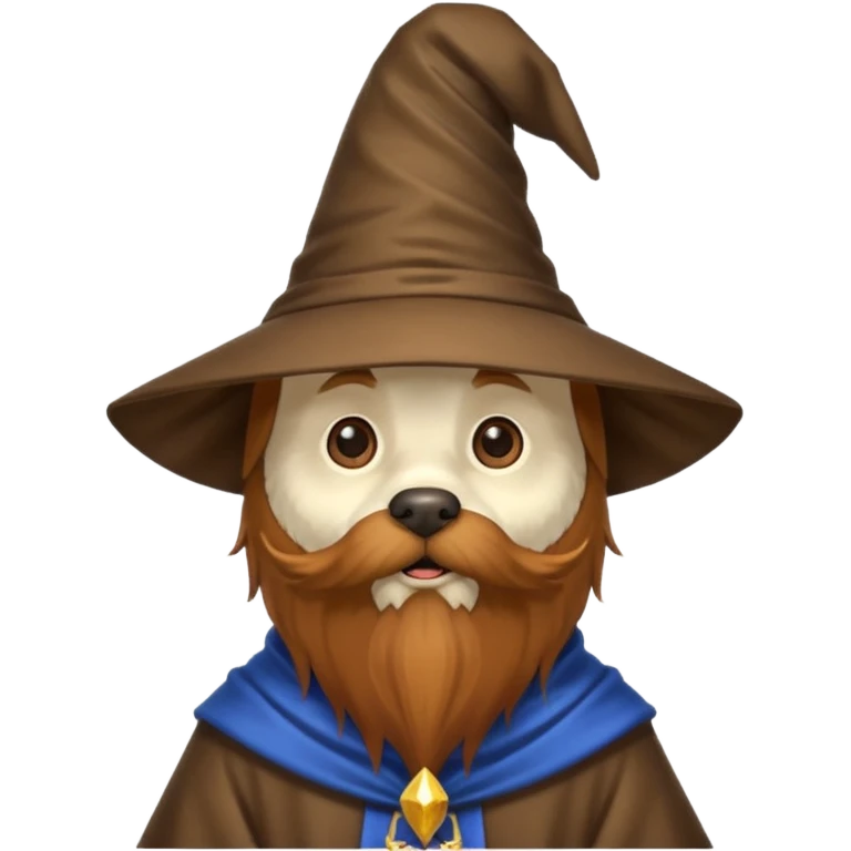 Dog wizard emoji