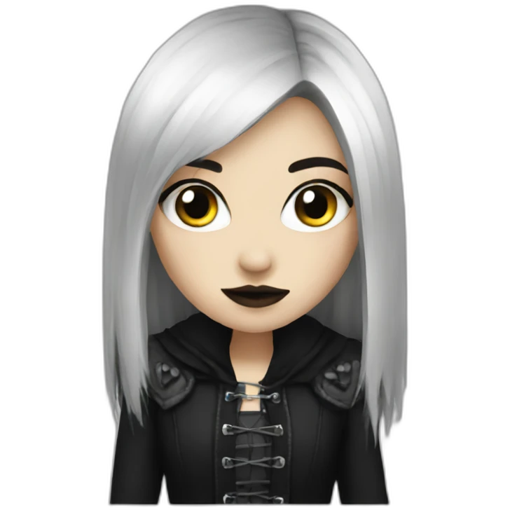 goth-girl emoji