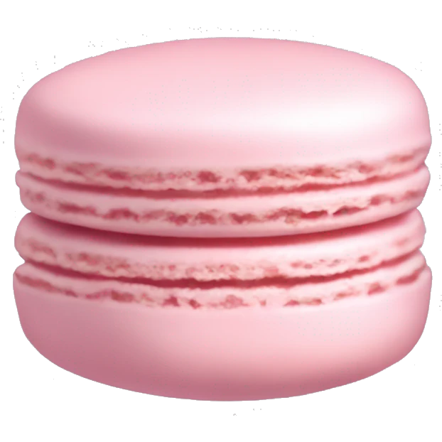 pale pink macaron emoji
