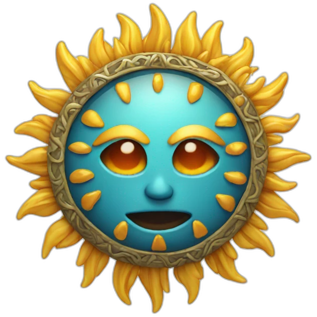 sun amulet emoji