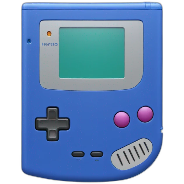 gameboy color blue emoji