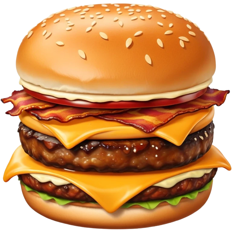 barbeque bacon burger emoji