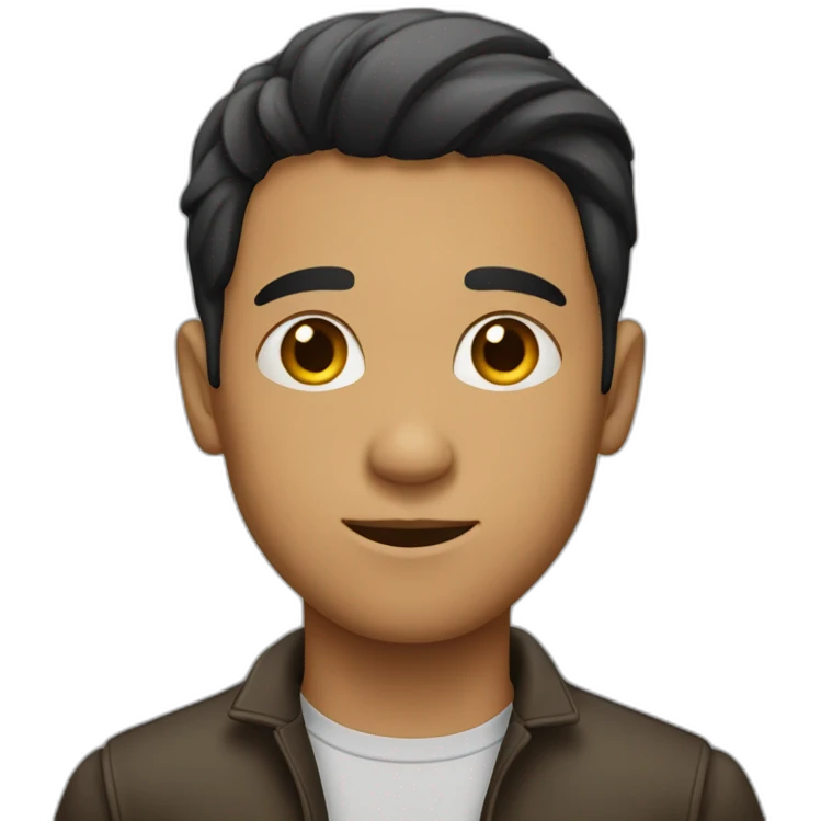 Hombre joven cansado emoji