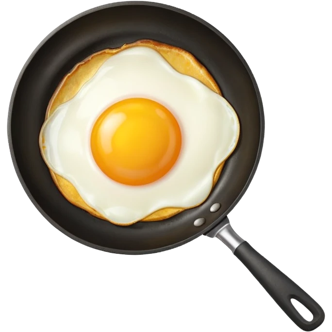 frying pan with an egg emoji
