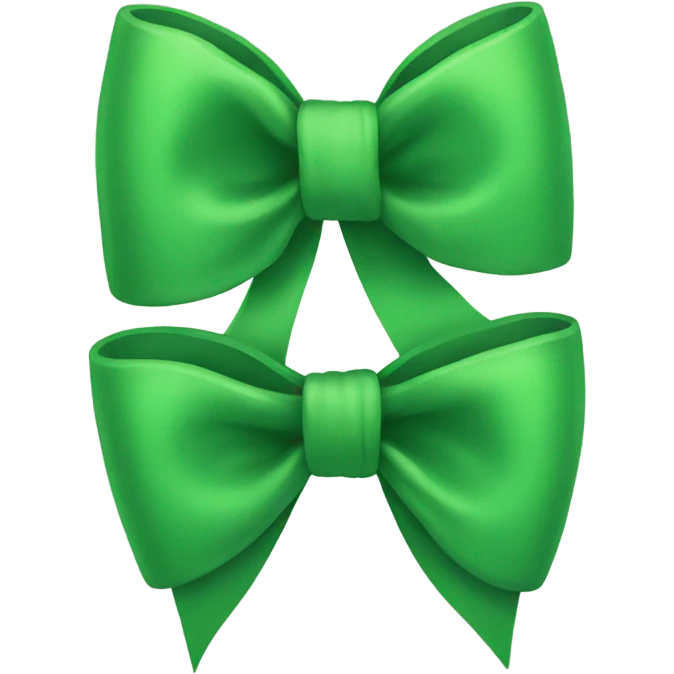 bow thats green emoji