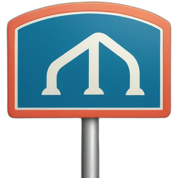 Road sign emoji