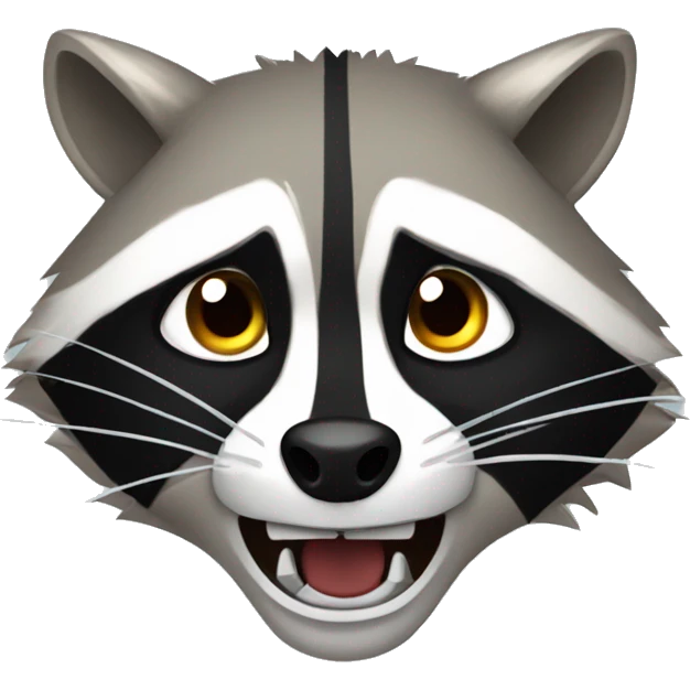 Angry raccoon  emoji