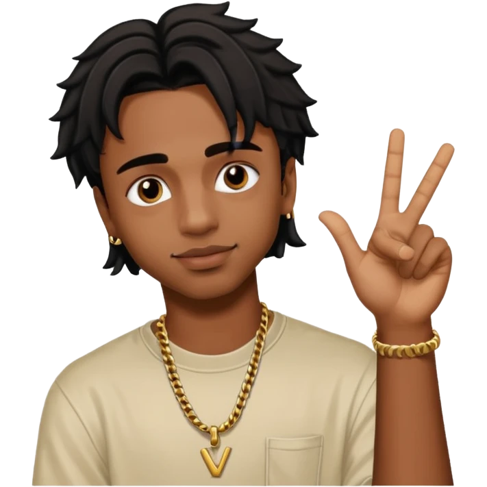 Playboi Carti YVL hand sign emoji
