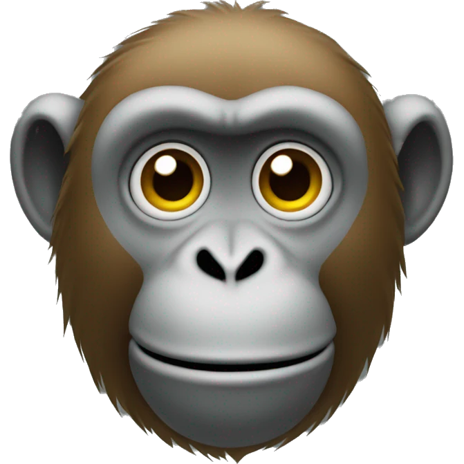 monkey head turned sideways emoji