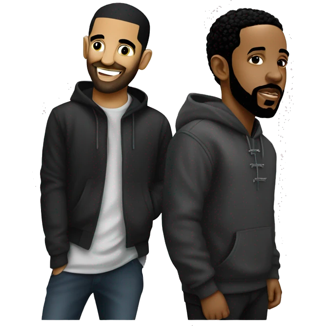 Drake and Kendrick Lamar  emoji