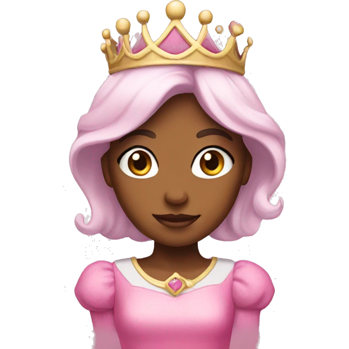 pink princess emoji
