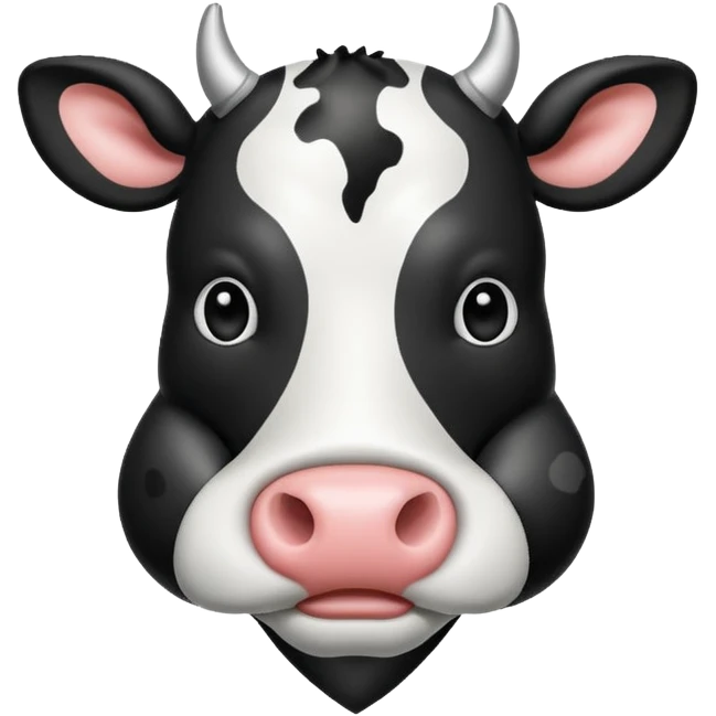 cuore con il colore mucca emoji