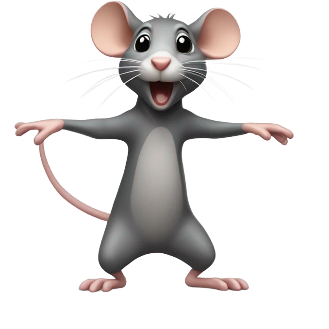 Rat dancing emoji