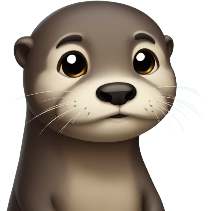 sad otter emoji
