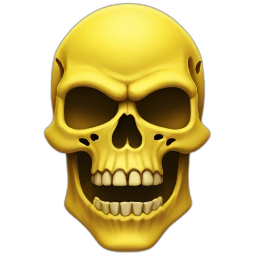 skeletor yellow skull emoji