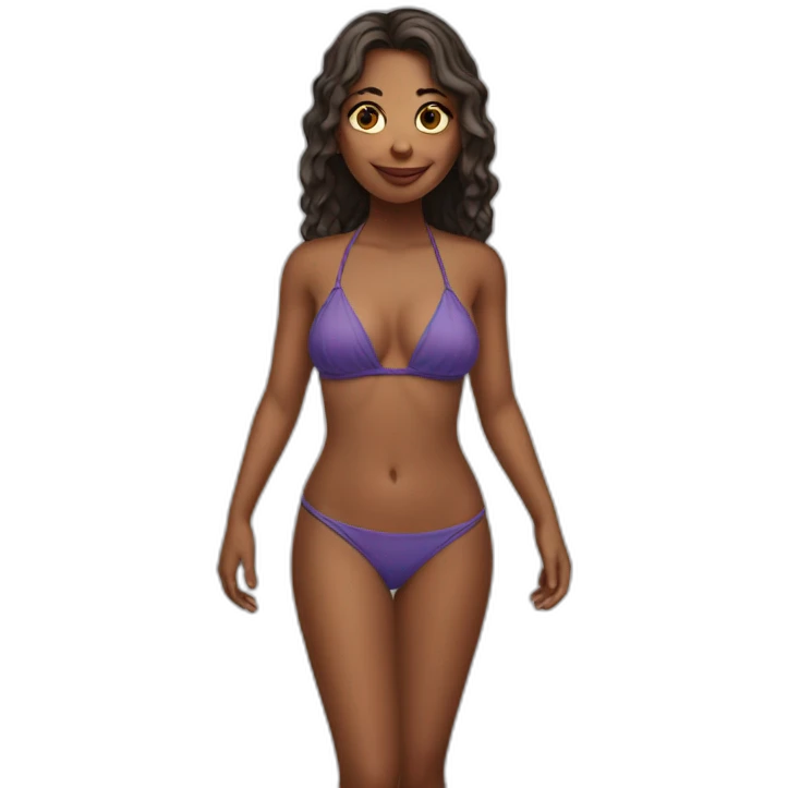 girl in bikini emoji