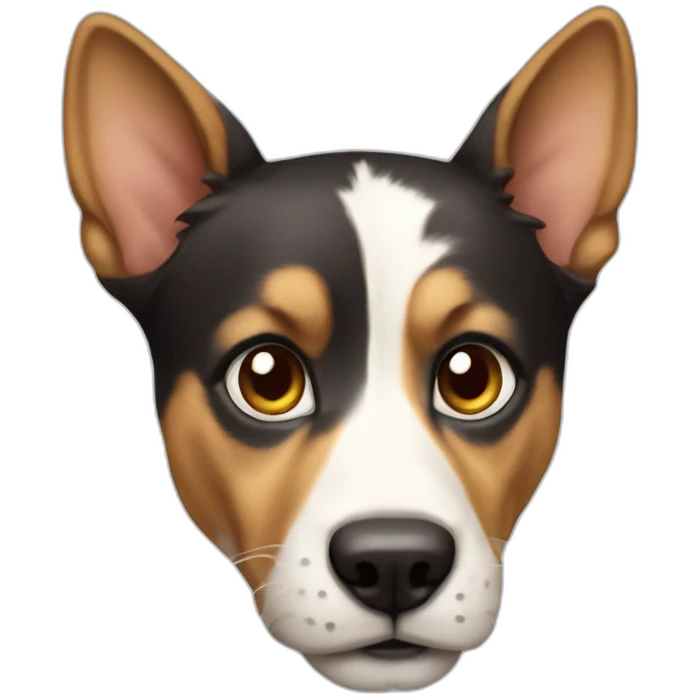 Chien avk un Cat emoji