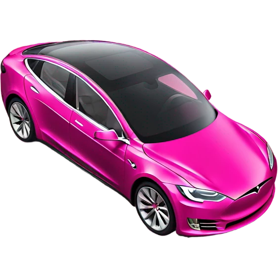 Pink tesla  emoji