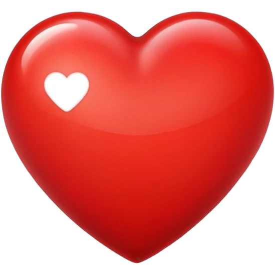 red heart emoji