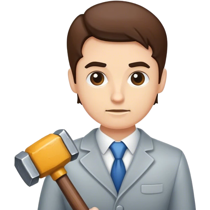 Moderator hammer emoji