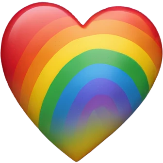rainbow heart emoji