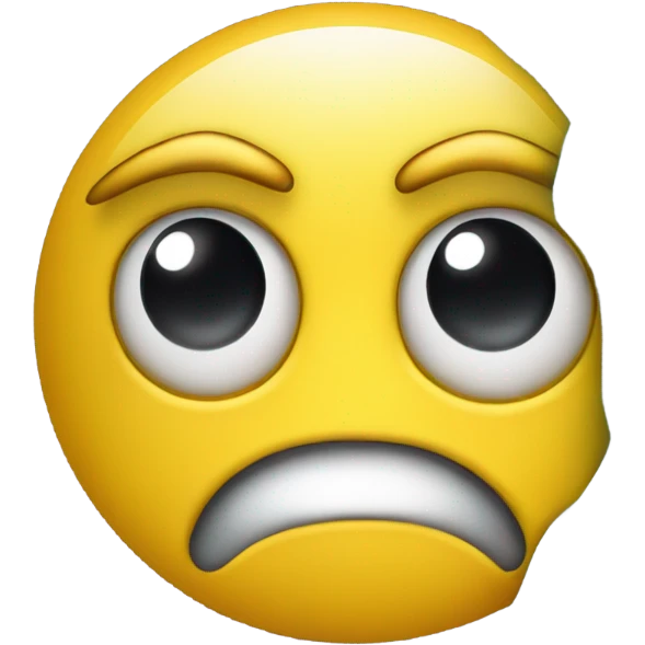 Jellow dot emoji judging someone cringe with eyes emoji