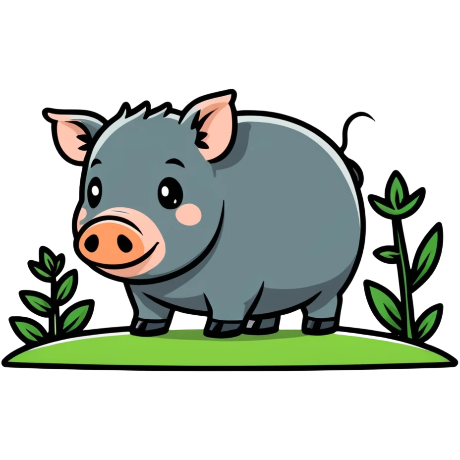 Bush pig  emoji