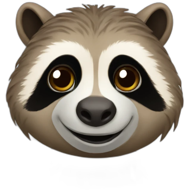 sloth-raccoon emoji