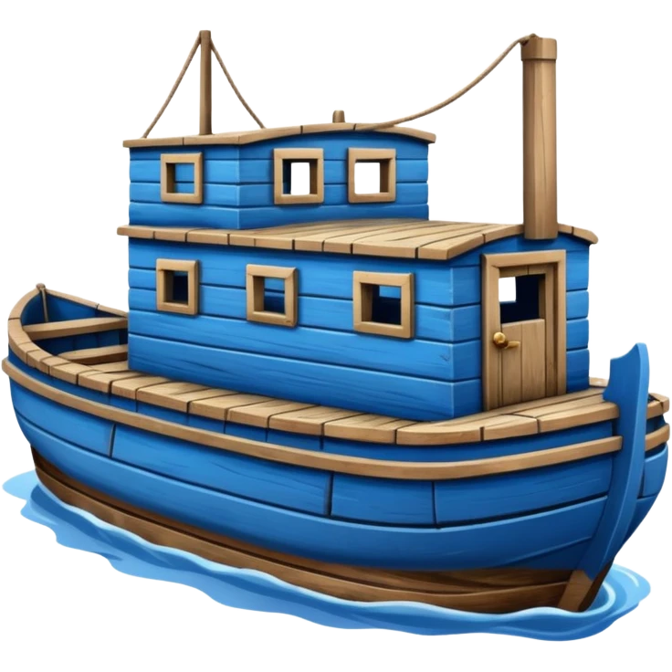 Blue barge images  emoji
