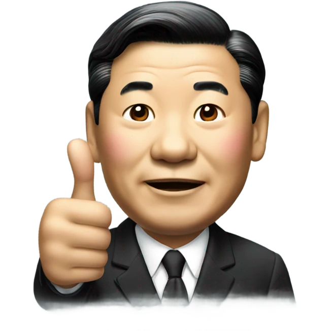 xi jinping thumps up emoji