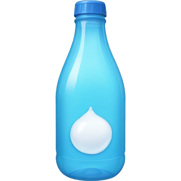A bottle of water emoji