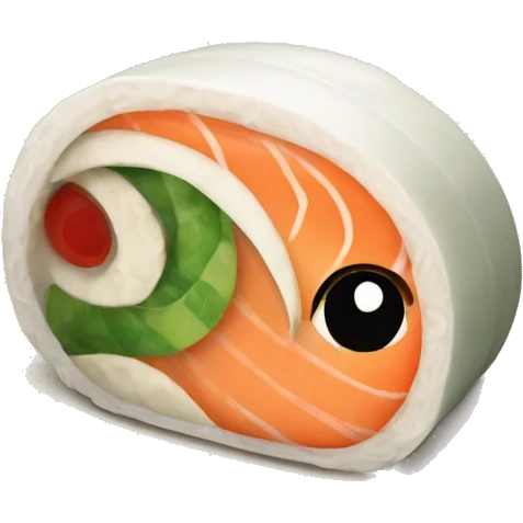 Sushi roll emoji