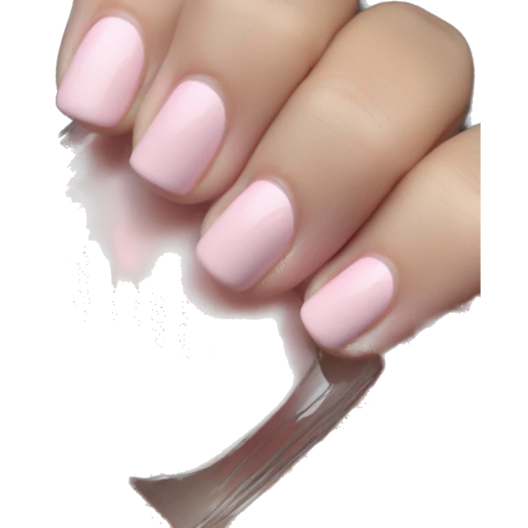 pastel pink manicure emoji