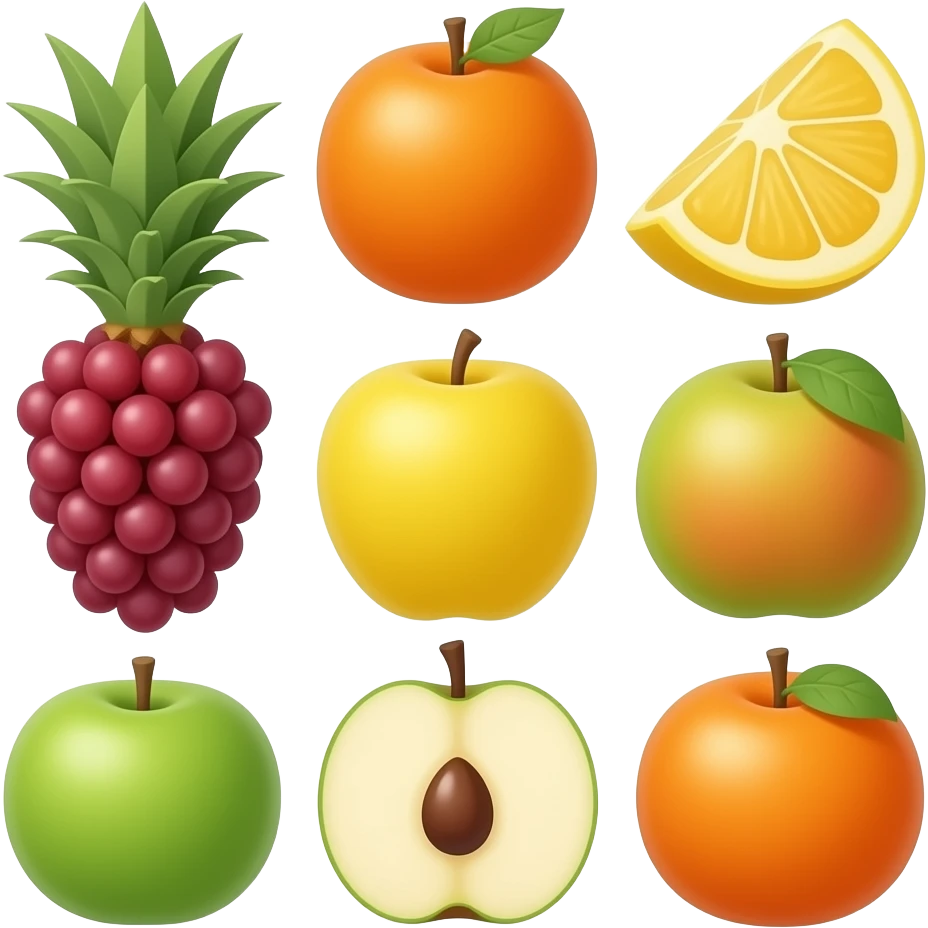 Frutas emoji