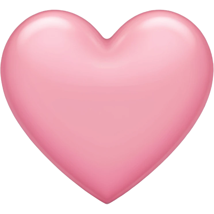 light pink heart emoji