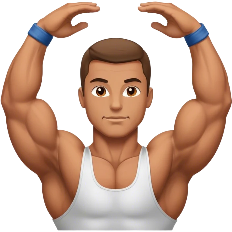 bodybuilder warm-up emoji