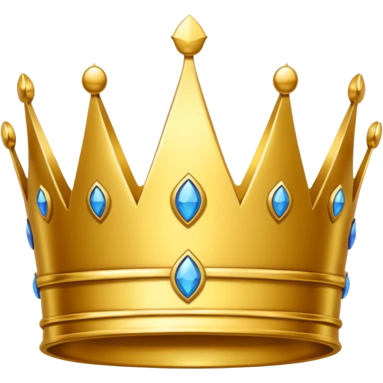 create a crown cartoony emoji
