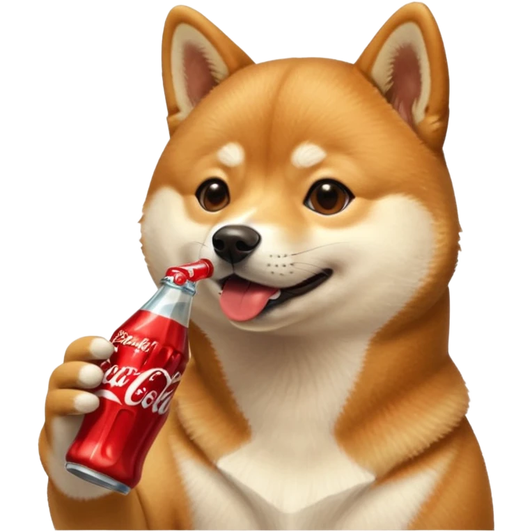 Shiba Jasper Coca Cola  emoji