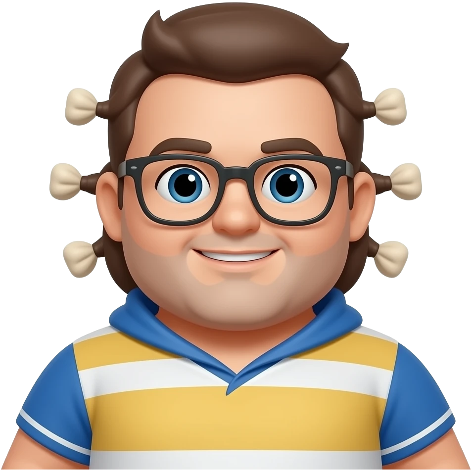 Burley big heavyset emoji