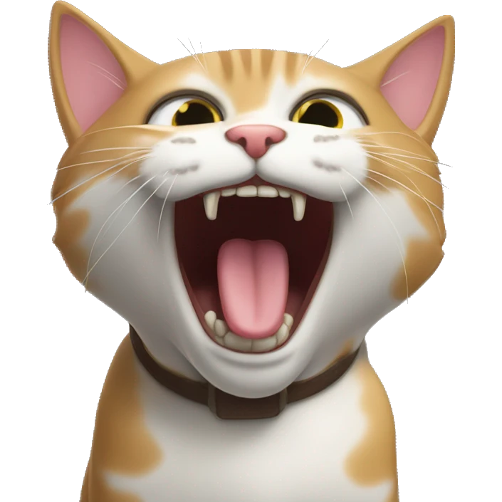 un gato sacando la lengua emoji