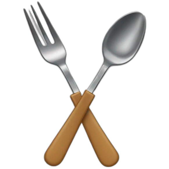 fork knife spoon crossed emoji
