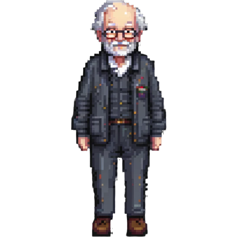 old man full body emoji
