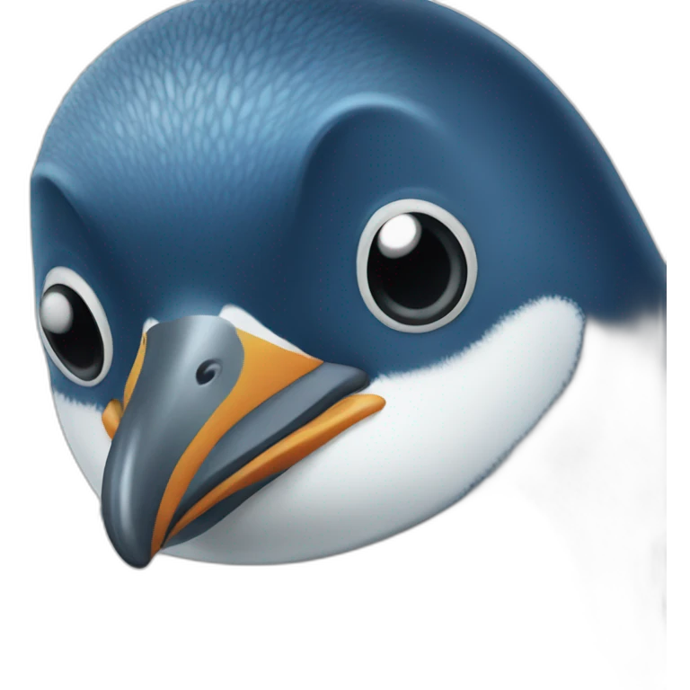 blue penguin emoji