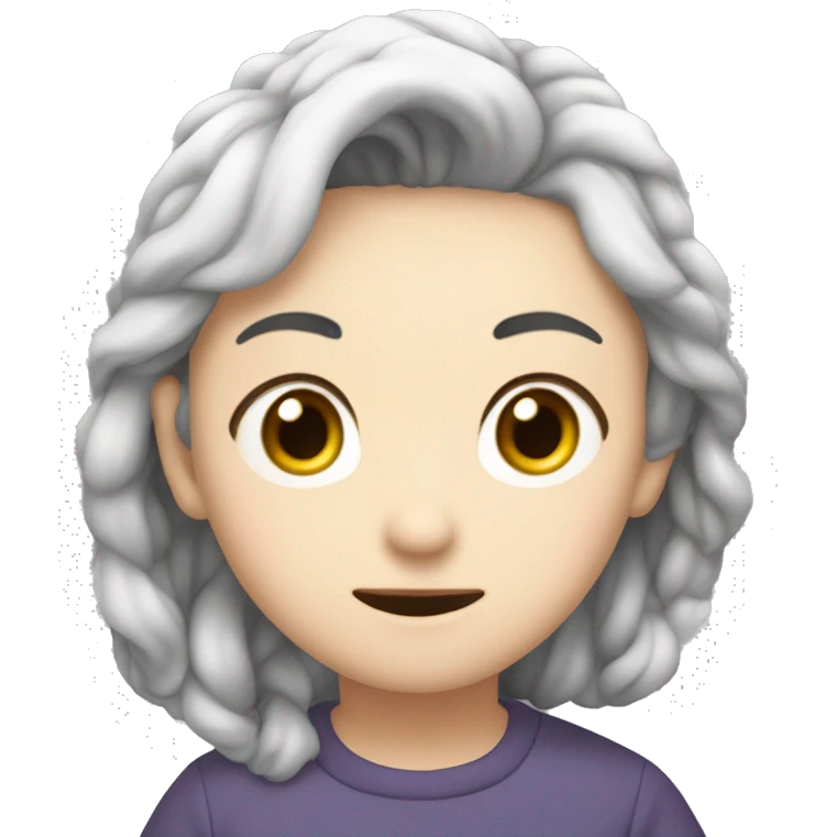 고구마프라프치노를 든 여성 emoji