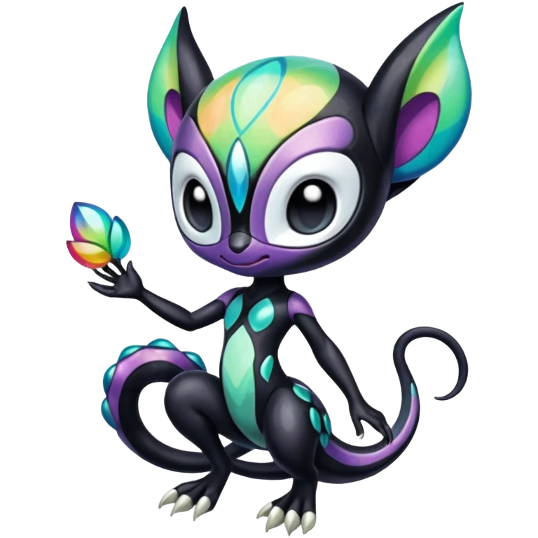 Colorful Exotic Meloetta-Venom-Stitch-Fakémon-creature-hybrid emoji