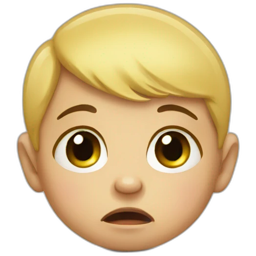 crying baby emoji