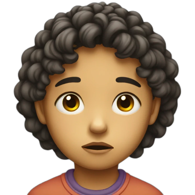 sad child emoji