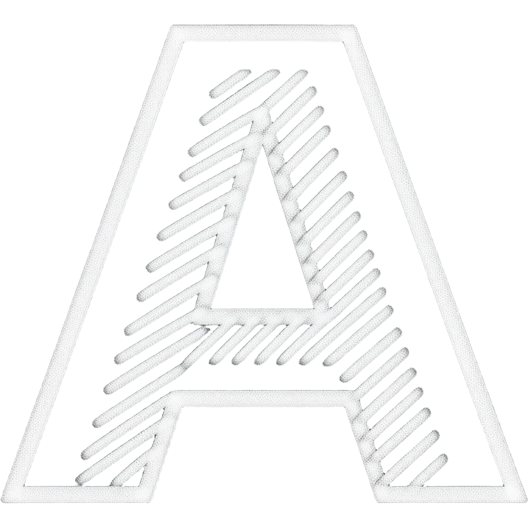 letter A written with chalk emoji