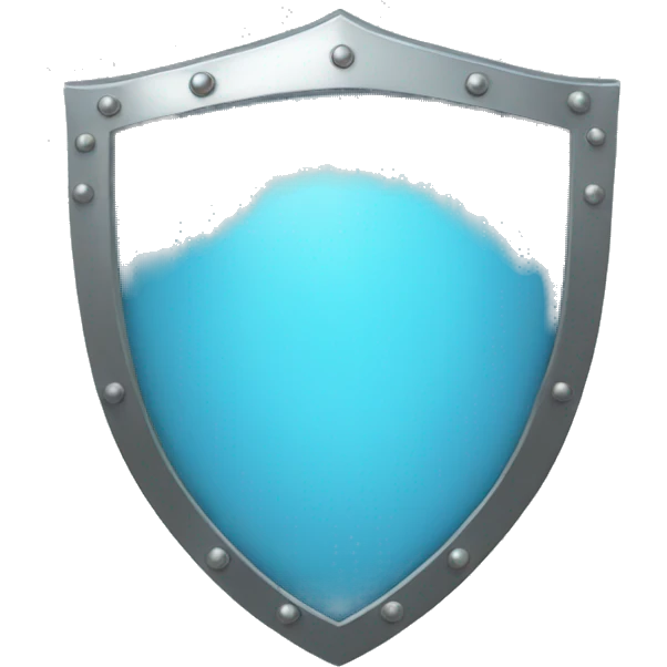 shield light blue emoji