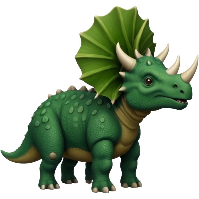 i need some thing like triceratops please more realistic emoji